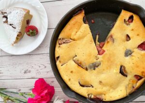 Read more about the article Elegant and Easy Olive Oil Clafoutis